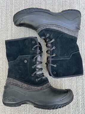 The North Face Women's Shellista II Roll-Down Winter Boot Black Women's Size 7US